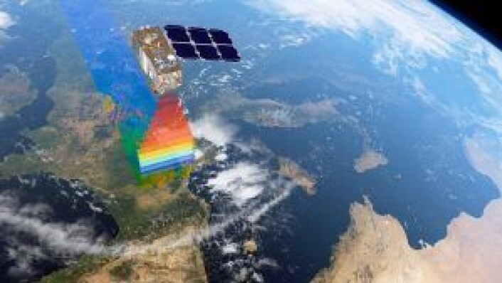 Satellittene ser i ulike bølgelengder. Illustrasjon/Foto: ESA/ATG medialab Satellittene ser i ulike bølgelengder. Illustrasjon/Foto: ESA/ATG medialab