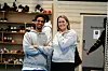 Karianne Hjallen (Styreleder) og Abdinor Mahamed (Nestleder).