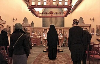 Russisk-ortodokse møtes til bysantinsk bønn på St. Hanshaugen