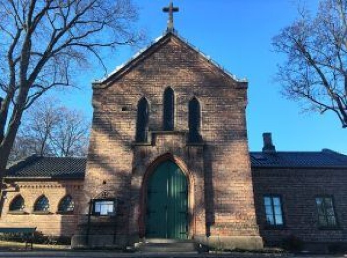 Vår Frelsers ortodokse kirke: Kapellet blir i dag disponert av den russisk-ortodokse Hellige Olgas menighet. Foto: Yasmin Sfrintzeris Vår Frelsers ortodokse kirke: Kapellet blir i dag disponert av den russisk-ortodokse Hellige Olgas menighet. Foto: Yasmin Sfrintzeris