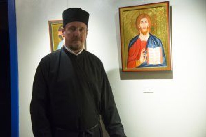 Menighetsprest f. Kliment: Den finske presten hadde aldri trodd han skulle havne i Oslo. Foto: Yasmin Sfrintzeris Menighetsprest f. Kliment: Den finske presten hadde aldri trodd han skulle havne i Oslo. Foto: Yasmin Sfrintzeris