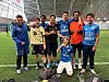 Fra venstre til høyre: Issa Mohammed Parvez (13), Preston Rahm Roshika (13), Daryn Nakeshbandi (13), Hussain Abbas Bukhari (13), Adam Bensouda (12), Suheib Mahamed (12), Marwan Magdy bata (12), og Miguel James Eupena (12).