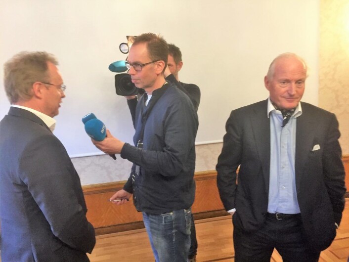 Investor Christian Ringnes ble lettet over å høre på byrådsleder Raymond Johansen. Foto: Vegard Velle Investor Christian Ringnes ble lettet over å høre på byrådsleder Raymond Johansen. Foto: Vegard Velle
