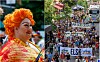 Årets Pride-parade i Oslo samlet titusenvis av tilskuere og tusenvis av deltakere. Foto: Bjørn Hattrem