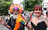 Ifølge Oslo Pride deltok 90.000 mennesker i årets parade. Foto: Charlotte Nagell