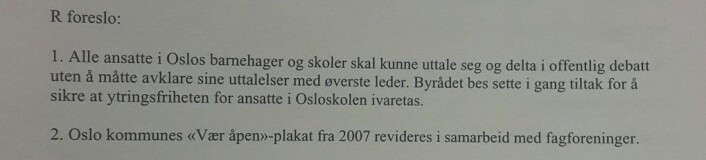 Oslos bystyrerepresentant, Eivor Evenrud fra Rødt, fikk i desember i fjor flertall for dette forslaget om åpenhet. Oslos bystyrerepresentant, Eivor Evenrud fra Rødt, fikk i desember i fjor flertall for dette forslaget om åpenhet.