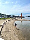 Operastranda bydel gamle oslo Bjørvika strand badeplass Foto: Oslo kommune