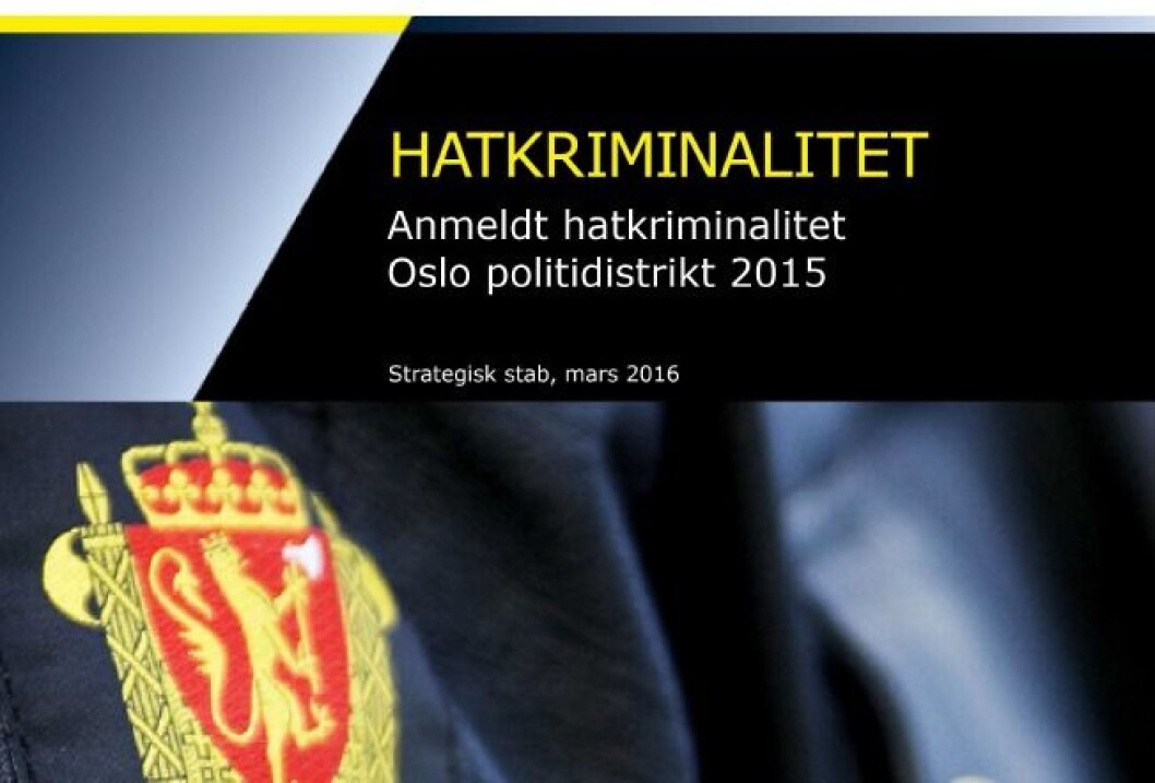 Hatkrimgruppa har bidratt til å doble antallet anmeldelser av hatkriminalitet. Hatkrimgruppa har bidratt til å doble antallet anmeldelser av hatkriminalitet.