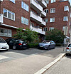 Sameiet mener de tre p-plassene er på privat eiendom. Bymiljøetaten mener dette er fortau. Foto: Sameiet Majorstuveien 17