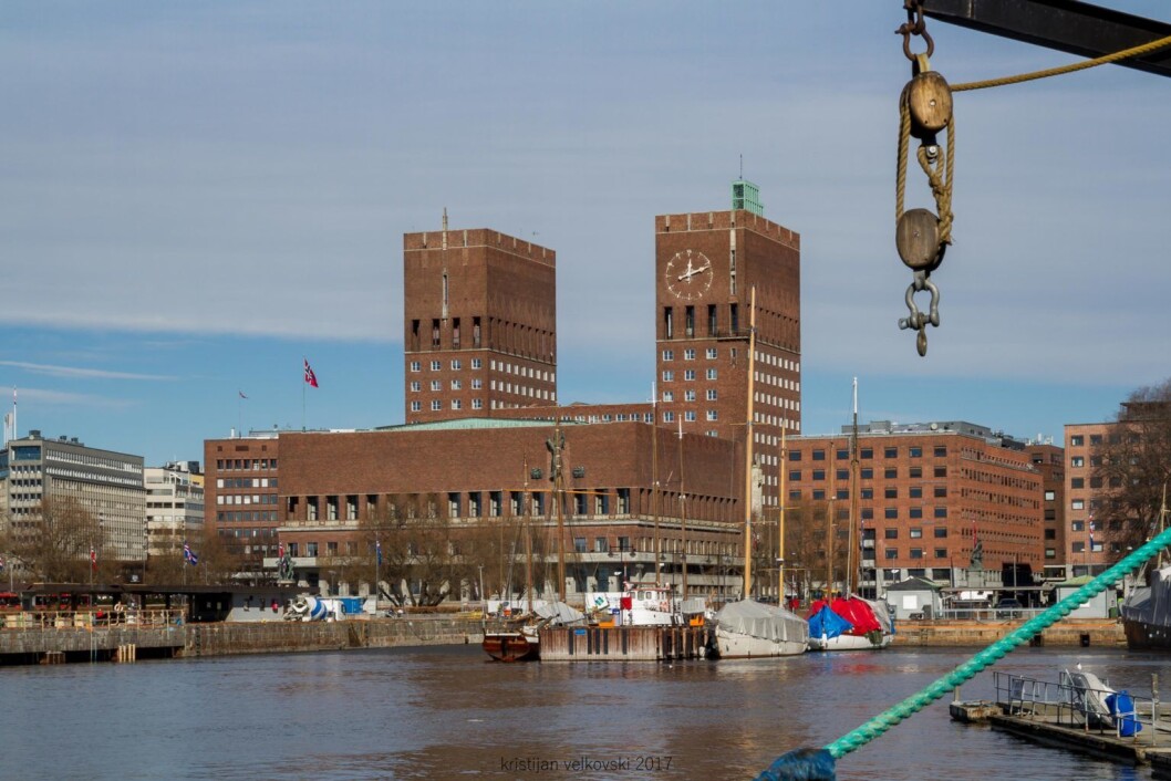 Rådhuset i Oslo blir direkte rammet av streiken. Foto: Kristijan Velkovski Rådhuset i Oslo blir direkte rammet av streiken. Foto: Kristijan Velkovski