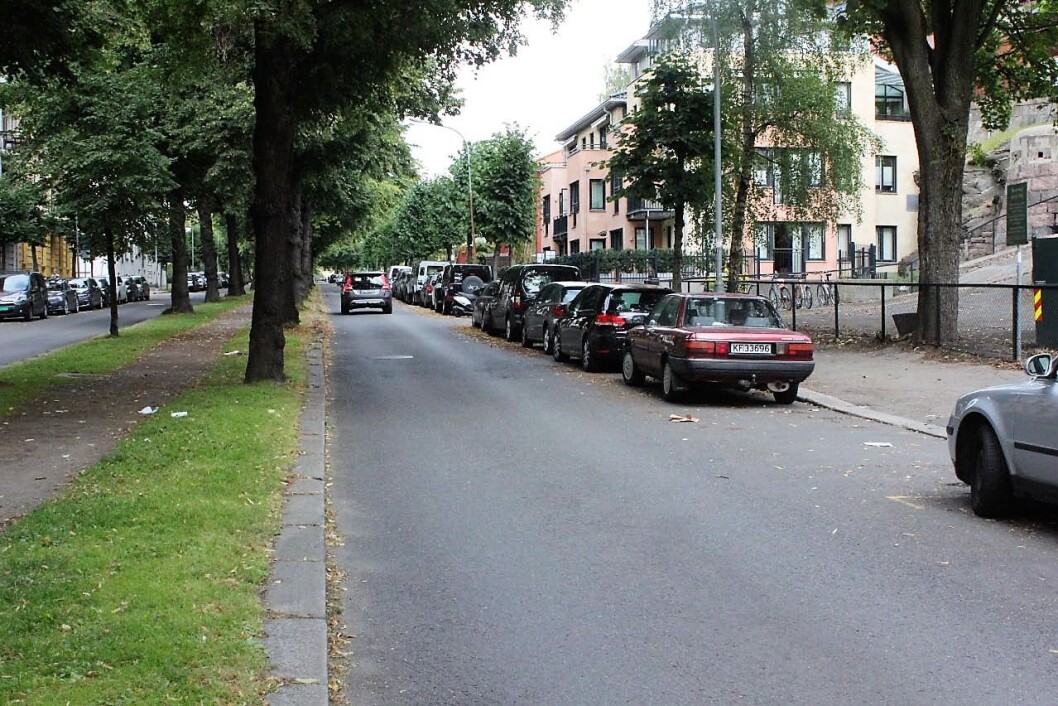 Gyldenløves gate på Frogner er en av veiene hvor bystyreflertallet vil anlegge sykkelvei. Foto: Hans Magnus Borge Gyldenløves gate på Frogner er en av veiene hvor bystyreflertallet vil anlegge sykkelvei. Foto: Hans Magnus Borge