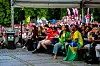Norge-Brasil, foran Rådhuset.