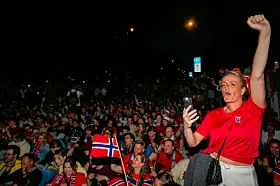 Fotball-VM: Norge-Brasil