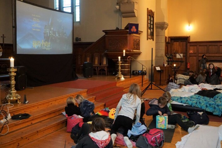 Harry Potter i Fagerborg kirke. Foto: Finn Folke Thorp Harry Potter i Fagerborg kirke. Foto: Finn Folke Thorp