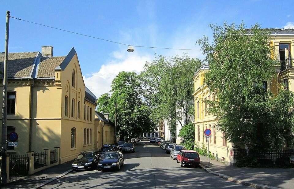 AP i Gamle Oslo ønsker å gjøre om denne gaten, Egedes gate, til skolegård.  Foto: Wikipedia