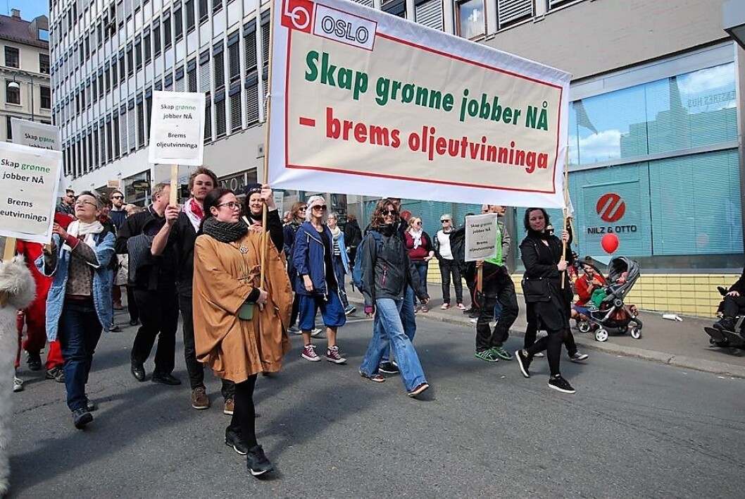 Fra klokka 12.45 begynner demonstrasjonstoget å gå fra Youngstorget. Foto: Broen til framtiden Fra klokka 12.45 begynner demonstrasjonstoget å gå fra Youngstorget. Foto: Broen til framtiden
