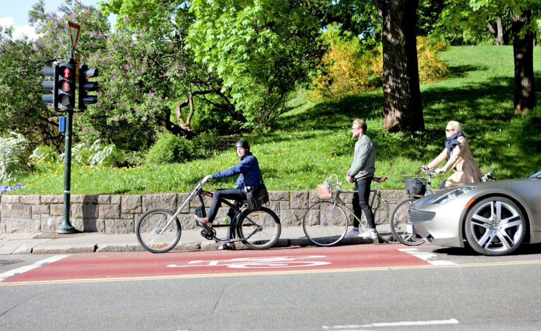 Oslo gjør i en ny oversikt over verdens beste byer å sykle i et kjempehopp og havner i år på syvende plass. Illustrasjonsfoto: Sykkelaksjonen Oslo gjør i en ny oversikt over verdens beste byer å sykle i et kjempehopp og havner i år på syvende plass. Illustrasjonsfoto: Sykkelaksjonen