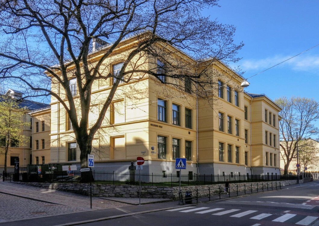 Møllergata skole, av 1860, blir nå fredet av riksantikvaren. Foto Anders Amlo / Riksantikvaren Møllergata skole, av 1860, blir nå fredet av riksantikvaren. Foto Anders Amlo / Riksantikvaren