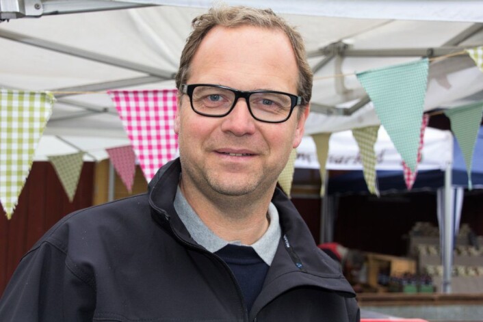Kongsbonden Jan Tore Sørsdal var godt fornøyd med at så mange kom – tross en grå start på dagen. Foto: Hans Magnus Borge Kongsbonden Jan Tore Sørsdal var godt fornøyd med at så mange kom – tross en grå start på dagen. Foto: Hans Magnus Borge