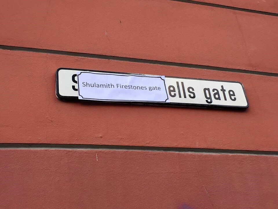 Shulamith Firestones gate. Foto: Cathrine Linn Kristiansen
