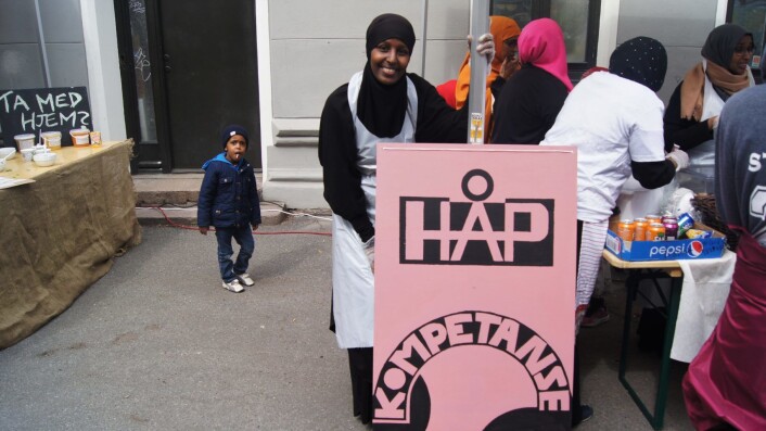 Faisa Abdi Wasame på Tøyenfest. Foto: Suzann Boutera Gaber Faisa Abdi Wasame på Tøyenfest. Foto: Suzann Boutera Gaber
