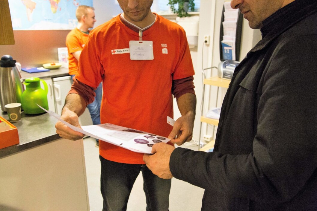 Fra VårtOslos reportasje om papirløse migranter. Her på helsesenteret for papirløse migranter i Oslo. Foto: Ka Man Mak Fra VårtOslos reportasje om papirløse migranter. Her på helsesenteret for papirløse migranter i Oslo. Foto: Ka Man Mak