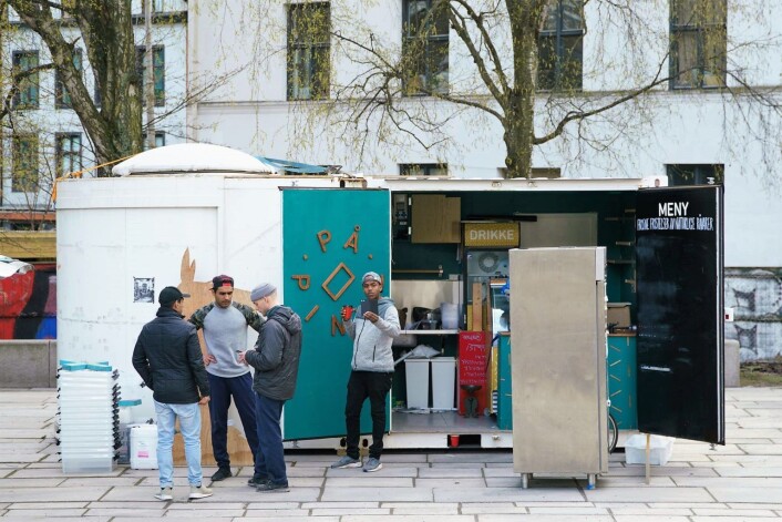 Spisestedet På pinne er klar for åpning på Schous plass. Foto: På Schous Spisestedet På pinne er klar for åpning på Schous plass. Foto: På Schous