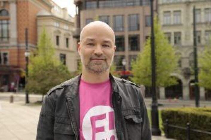 Tord Nygreen fra Feministisk Initiativ. Foto: Ka Man Mak Tord Nygreen fra Feministisk Initiativ. Foto: Ka Man Mak