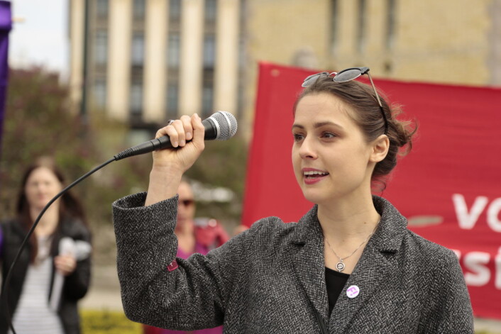 Cathrine Linn Kristiansen er talsperson i Feministisk Initiativ. Foto: Ka Man Mak Cathrine Linn Kristiansen er talsperson i Feministisk Initiativ. Foto: Ka Man Mak