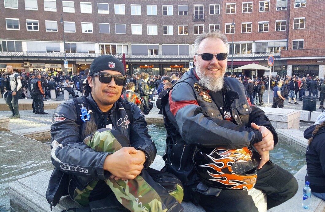 Christian Calico og Erik Bergersen fra Oslo. Foto: Tarjei Kidd Olsen Christian Calico og Erik Bergersen fra Oslo. Foto: Tarjei Kidd Olsen