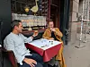 Restaurant Schrøders eiere Henrik Henriksen (t.v.) og Andreas Viestad