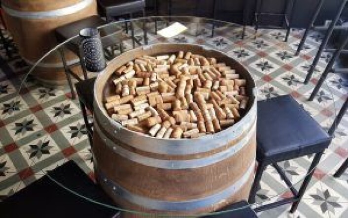 Det er ikke vanskelig å oppdage at dette stedet satser på vin. Foto: Tarjei Kidd Olsen Det er ikke vanskelig å oppdage at dette stedet satser på vin. Foto: Tarjei Kidd Olsen