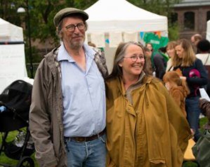 Richard og Andrea Patey besøkte miljøfestivalen med barnebarna. Foto: Susanne Skaug Richard og Andrea Patey besøkte miljøfestivalen med barnebarna. Foto: Susanne Skaug