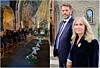 Byrådsleder Eirik Lae Solberg (H) og ordfører Anne Lindboe (H) representerte Oslo i Bernt H. Lunds bisettelse ved Vestre gravlund. Foto: Arnsten Linstad