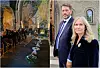 Byrådsleder Eirik Lae Solberg (H) og ordfører Anne Lindboe (H) representerte Oslo i Bernt H. Lunds bisettelse ved Vestre gravlund. Foto: Arnsten Linstad