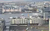 Sørenga og Bjørvika sett fra Ekebergåsen.