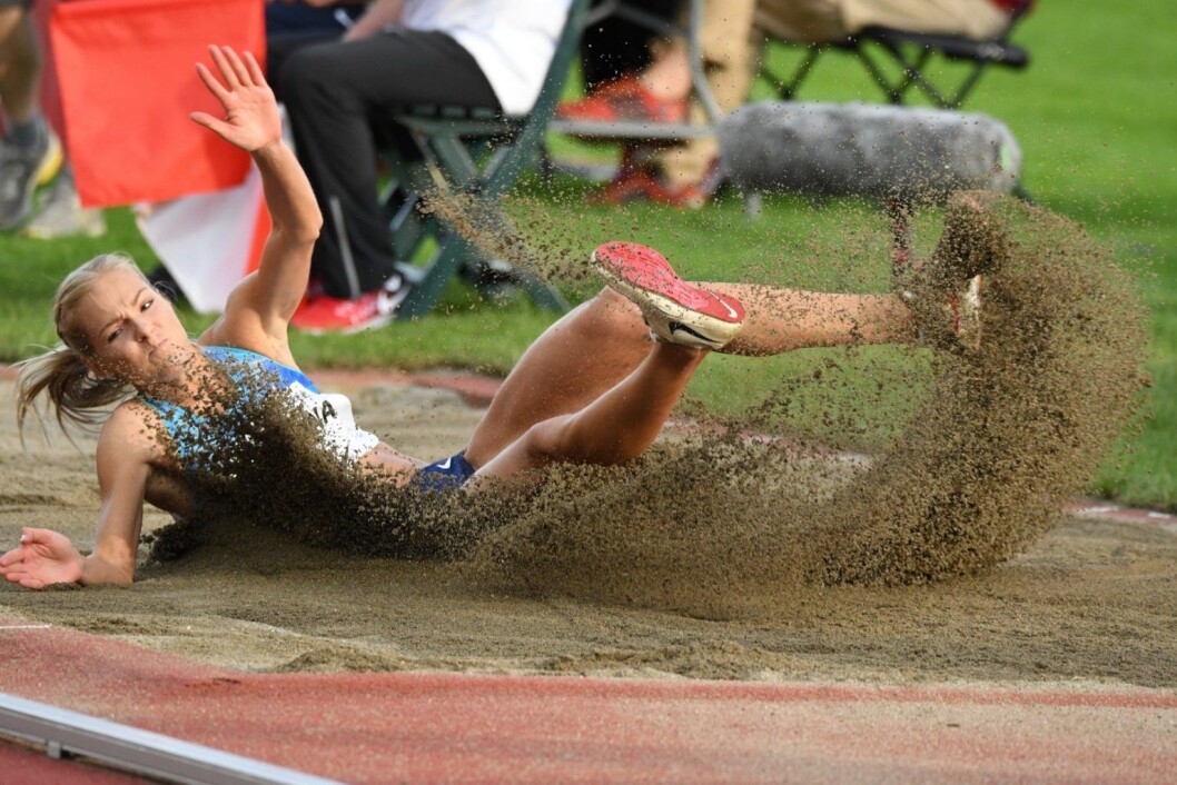 Darya Klishina endte på 2. plass med et bestesprang på 6, 75 meter. Foto: Willy Larsen Darya Klishina endte på 2. plass med et bestesprang på 6, 75 meter. Foto: Willy Larsen