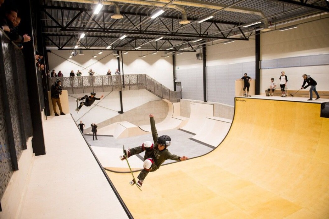 Nyåpnede Oslo skatehall på Voldsløkka er kåret til Årets Idrettsanlegg i 2017. Foto: Finn Ståle Feiberg / Kultur- og idrettsbygg Oslo KF Nyåpnede Oslo skatehall på Voldsløkka er kåret til Årets Idrettsanlegg i 2017. Foto: Finn Ståle Feiberg / Kultur- og idrettsbygg Oslo KF
