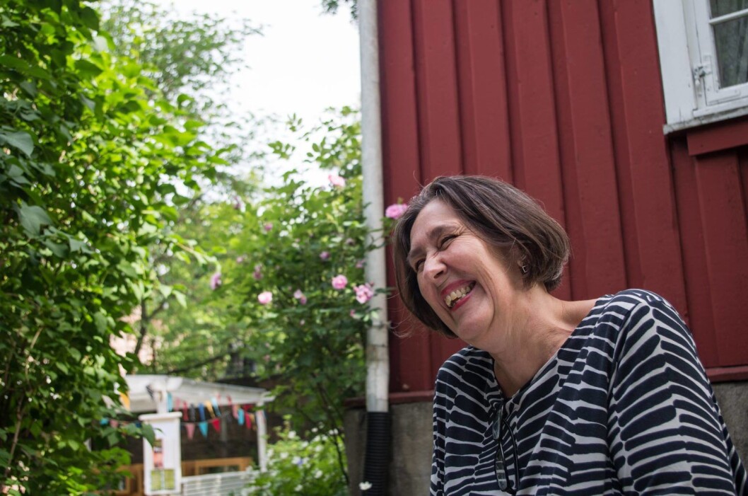 Etter ti år på Hønse-Lovisas hus reiser Anne Mette Hegdahl hjem til Steinkjer. Foto: Kyrre Songstad Seim Etter ti år på Hønse-Lovisas hus reiser Anne Mette Hegdahl hjem til Steinkjer. Foto: Kyrre Songstad Seim