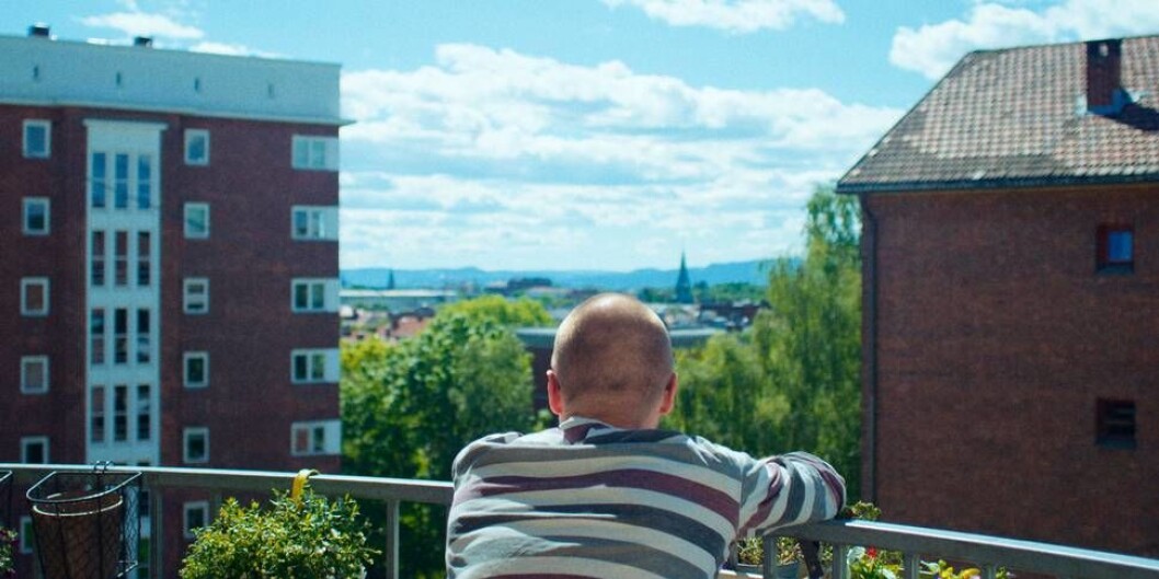 Ole Giæver i Fra balkongen. Foto: Filmweb.no Ole Giæver i Fra balkongen. Foto: Filmweb.no