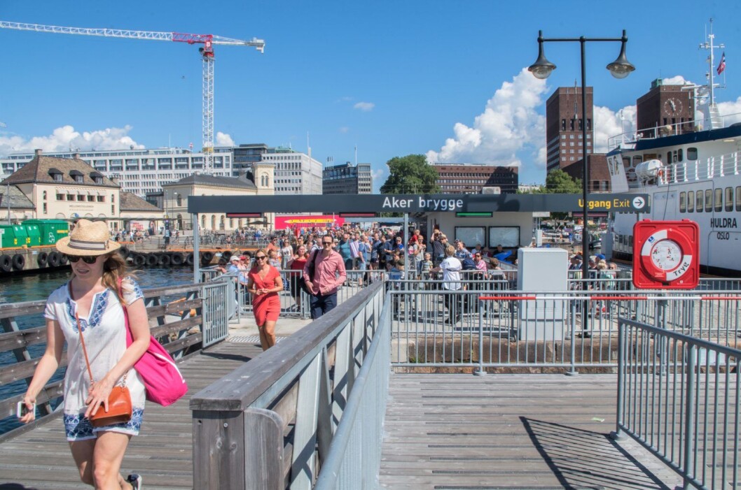 Oslofolk strømmet til øyene i Oslofjorden. Foto: Kyrre Songstad Seim Oslofolk strømmet til øyene i Oslofjorden. Foto: Kyrre Songstad Seim