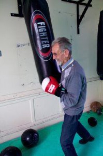 En ekte fighter vil alltid være en fighter. Her er Birger i sitt ess. Foto: Ragna Kristine Sandholt En ekte fighter vil alltid være en fighter. Her er Birger i sitt ess. Foto: Ragna Kristine Sandholt