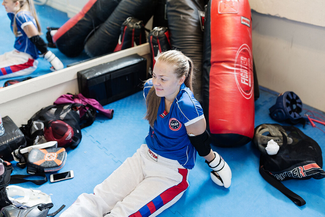 Tirill Nanett Bjørnestad Næss på trening på Dælenga. Foto: Stine Raastad Tirill Nanett Bjørnestad Næss på trening på Dælenga. Foto: Stine Raastad