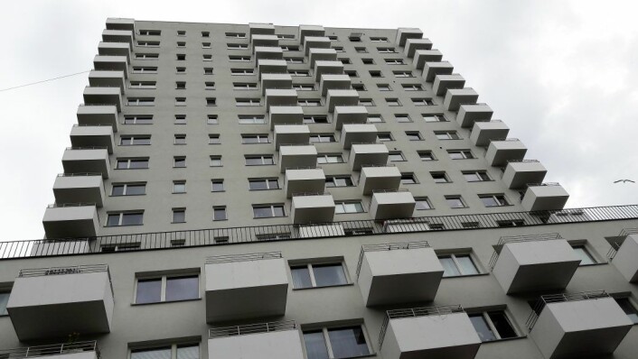 Blokka fikk ny fasade og nye og større balkonger i 2014. Foto: Anders Høilund