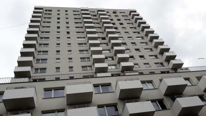 Blokka fikk ny fasade og nye og større balkonger i 2014. Foto: Anders Høilund Blokka fikk ny fasade og nye og større balkonger i 2014. Foto: Anders Høilund