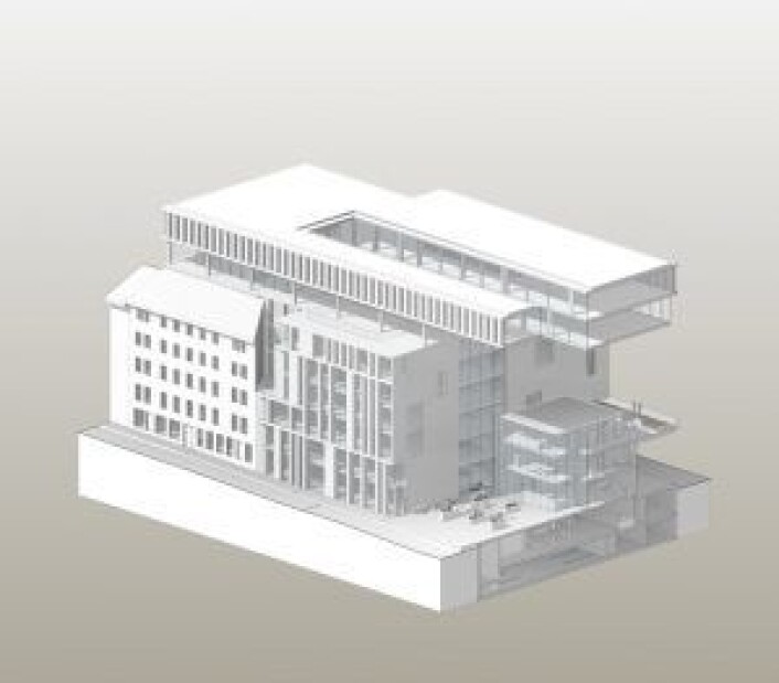 Slik ser utbyggerne for seg at bygget på busstomta i Schweigaards gate skal se ut når prosjektet står ferdig. Illustrasjon: Kristin Jarmund Arkitekter Slik ser utbyggerne for seg at bygget på busstomta i Schweigaards gate skal se ut når prosjektet står ferdig. Illustrasjon: Kristin Jarmund Arkitekter