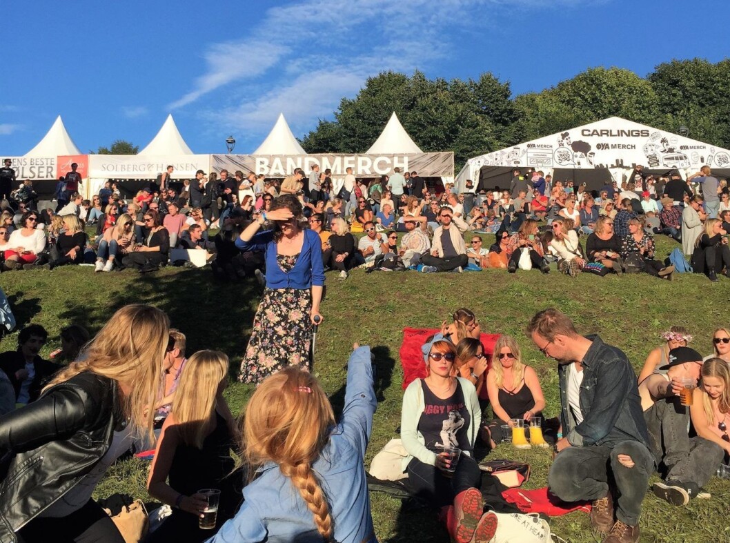 Under årets Øyafestival vil en av scenene gå på solenergi. Foto: Hjellnes Consult Under årets Øyafestival vil en av scenene gå på solenergi. Foto: Hjellnes Consult