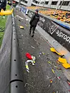 Hærverk fra Åråsen-derbyet mellom Vålerenga og Lillestrøm den 12. september.