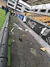 Hærverk fra Åråsen-derbyet mellom Vålerenga og Lillestrøm den 12. september.