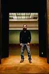 Kunstner og gallerisjef Lars Ø. Ramberg i Nasjonalgalleriet